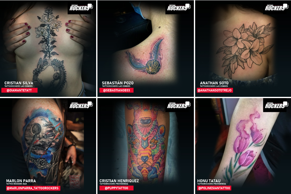 Porfolio de tatuajes realizados por Tattoo Rockers