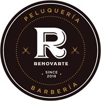 Logo empresa: renovarte, salón de belleza y barbería