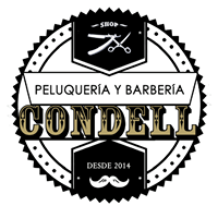 Logo empresa: condell, peluquería y barbería