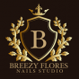 Logo empresa: breezy flores nails studio