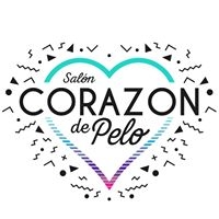 Logo empresa: salón corazón de pelo