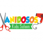 Logo empresa: vanidosos, peluquería infantil