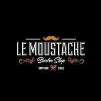 Logo empresa: le moustache barber shop (Ñuñoa)