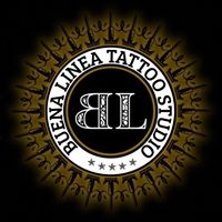 Logo empresa: buena línea tattoo studio