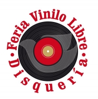 Logo empresa: feria vinilo libre (esquina miraflores)